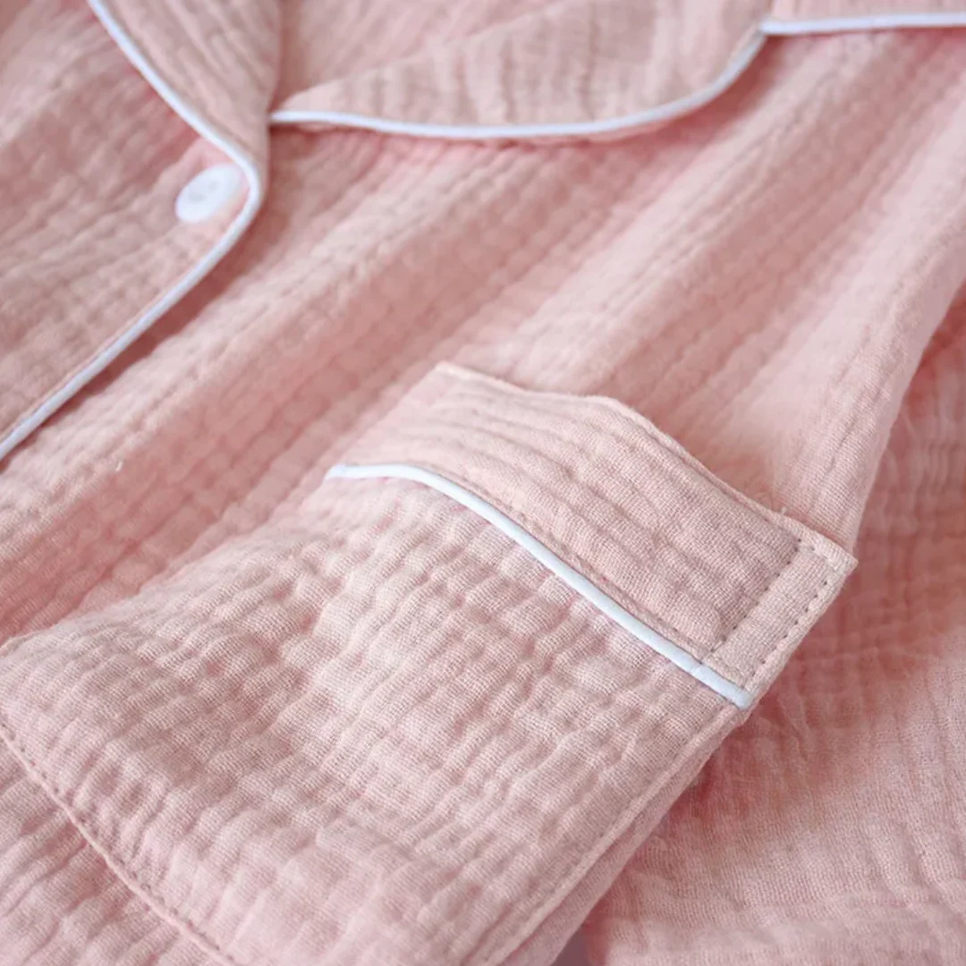 The Long Sleeve - 100% Muslin Cotton Pajama - Image 6