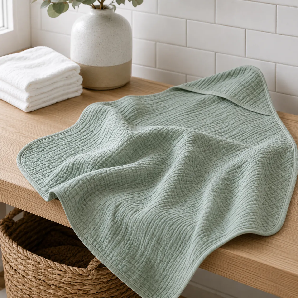 Muslin Hooded Towel - Image 18
