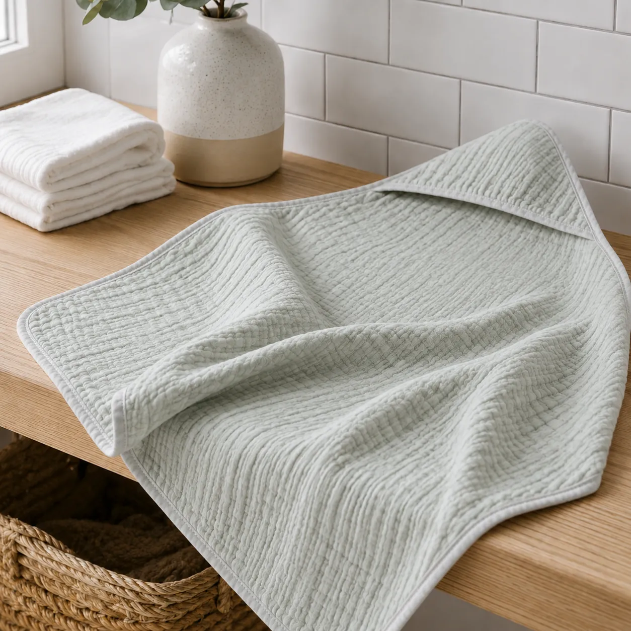 Muslin Hooded Towel - Image 24