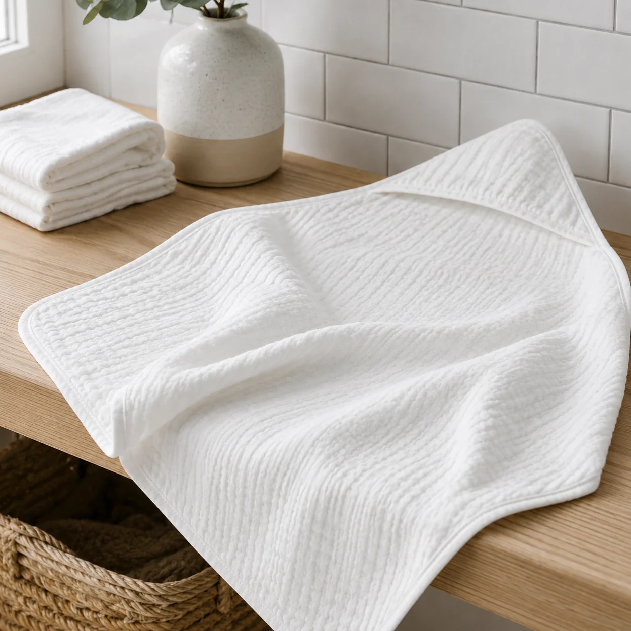 Muslin Hooded Towel - Image 5