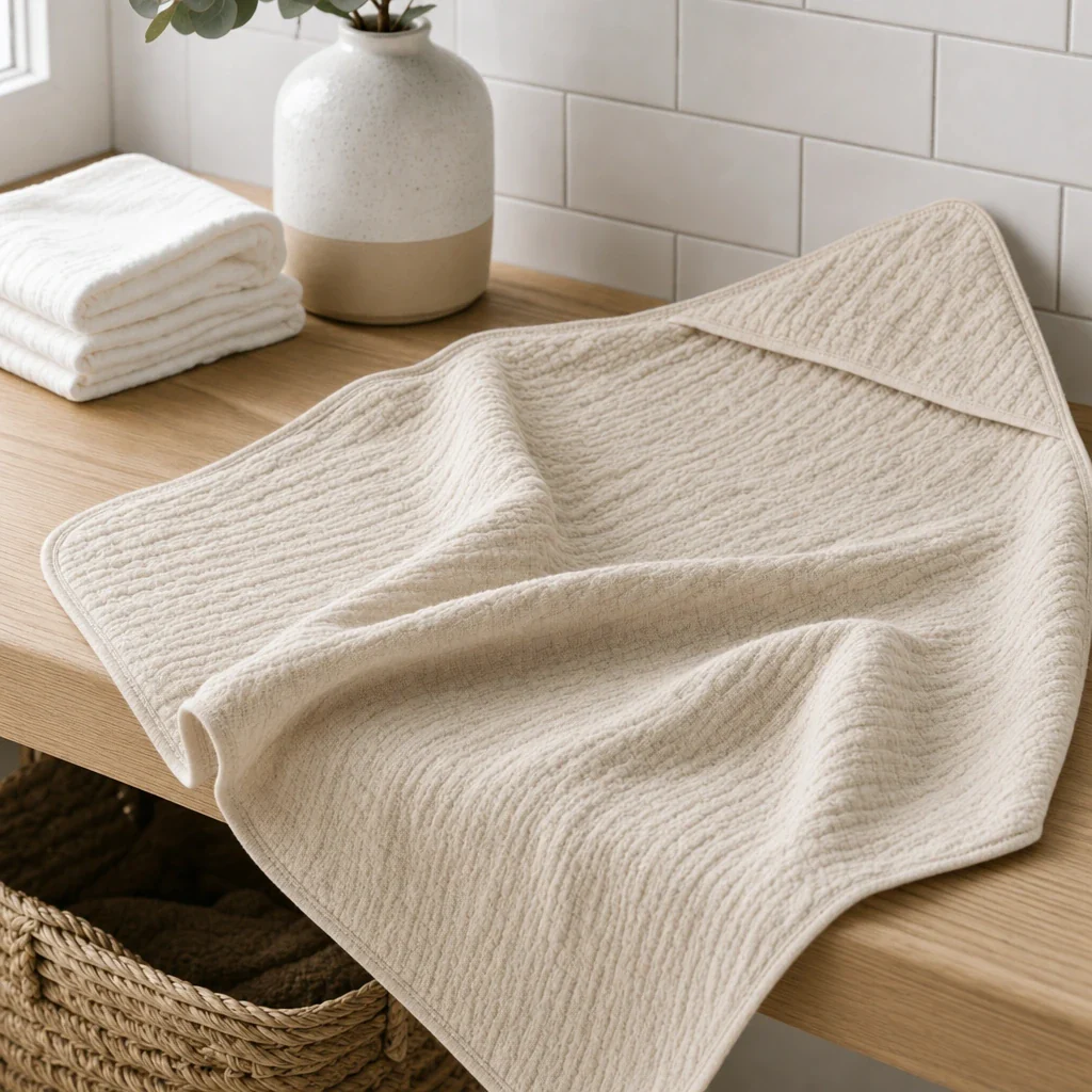 Muslin Hooded Towel - Image 8