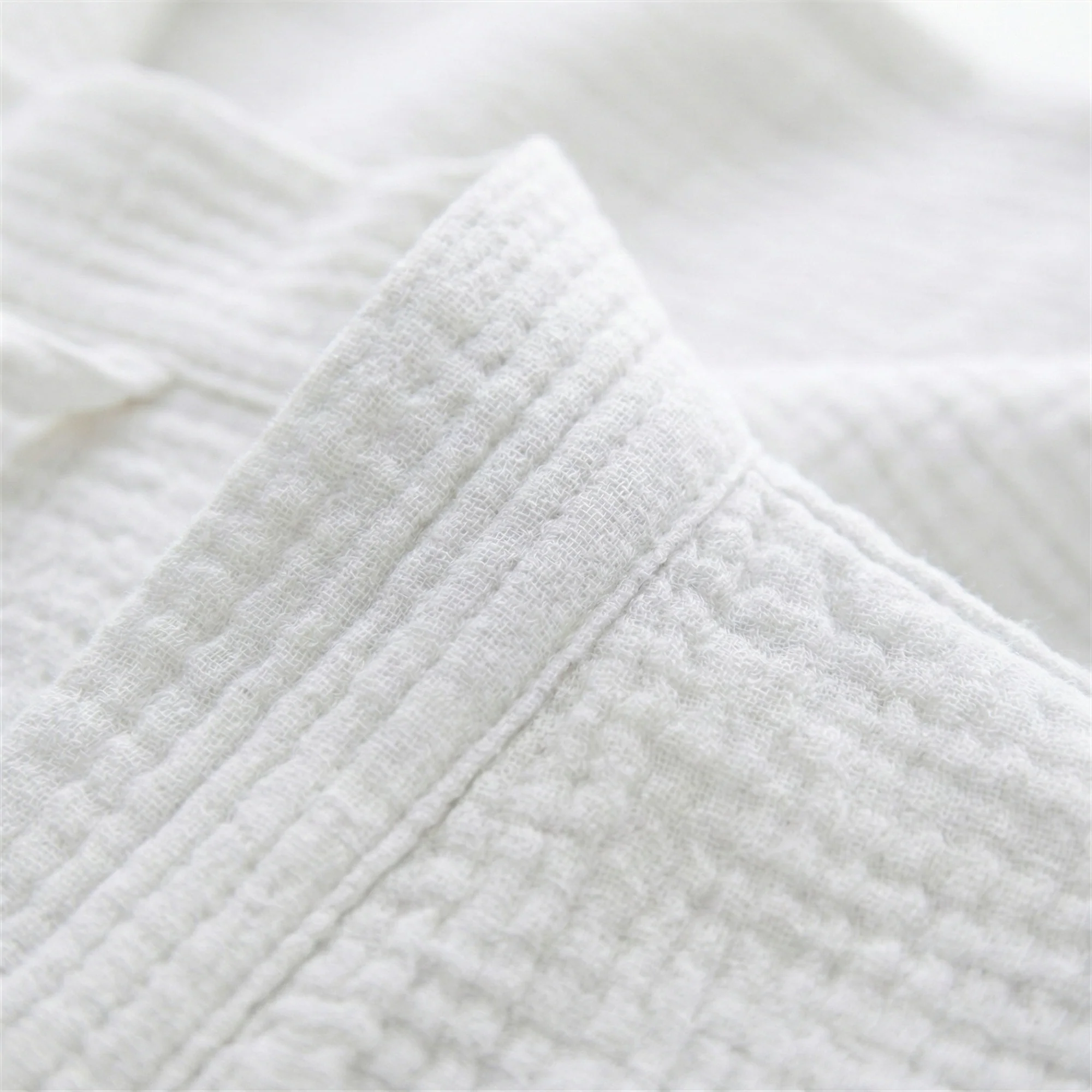 The Four-Seasons Bathrobe - 100% Muslin Cotton - Image 13
