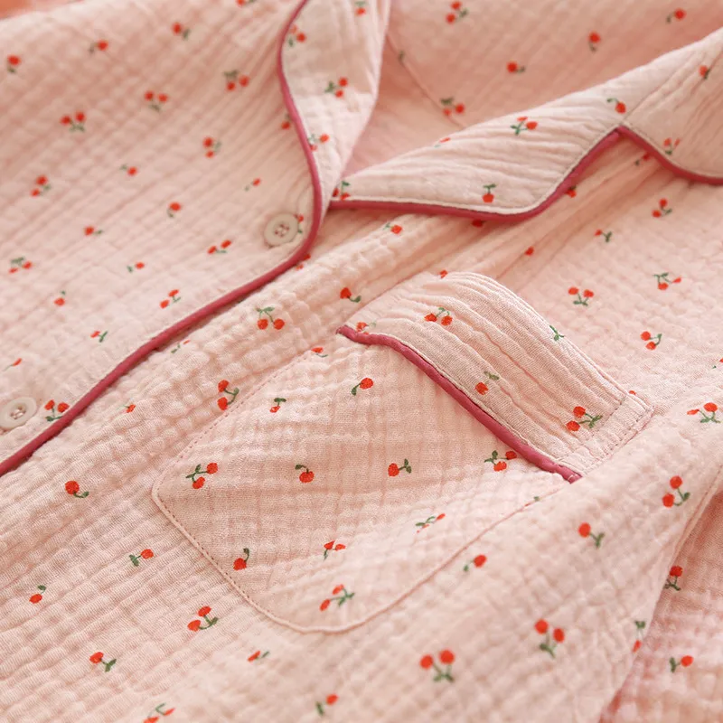 The Cherry - 100% Muslin Pajama Cotton - Image 3
