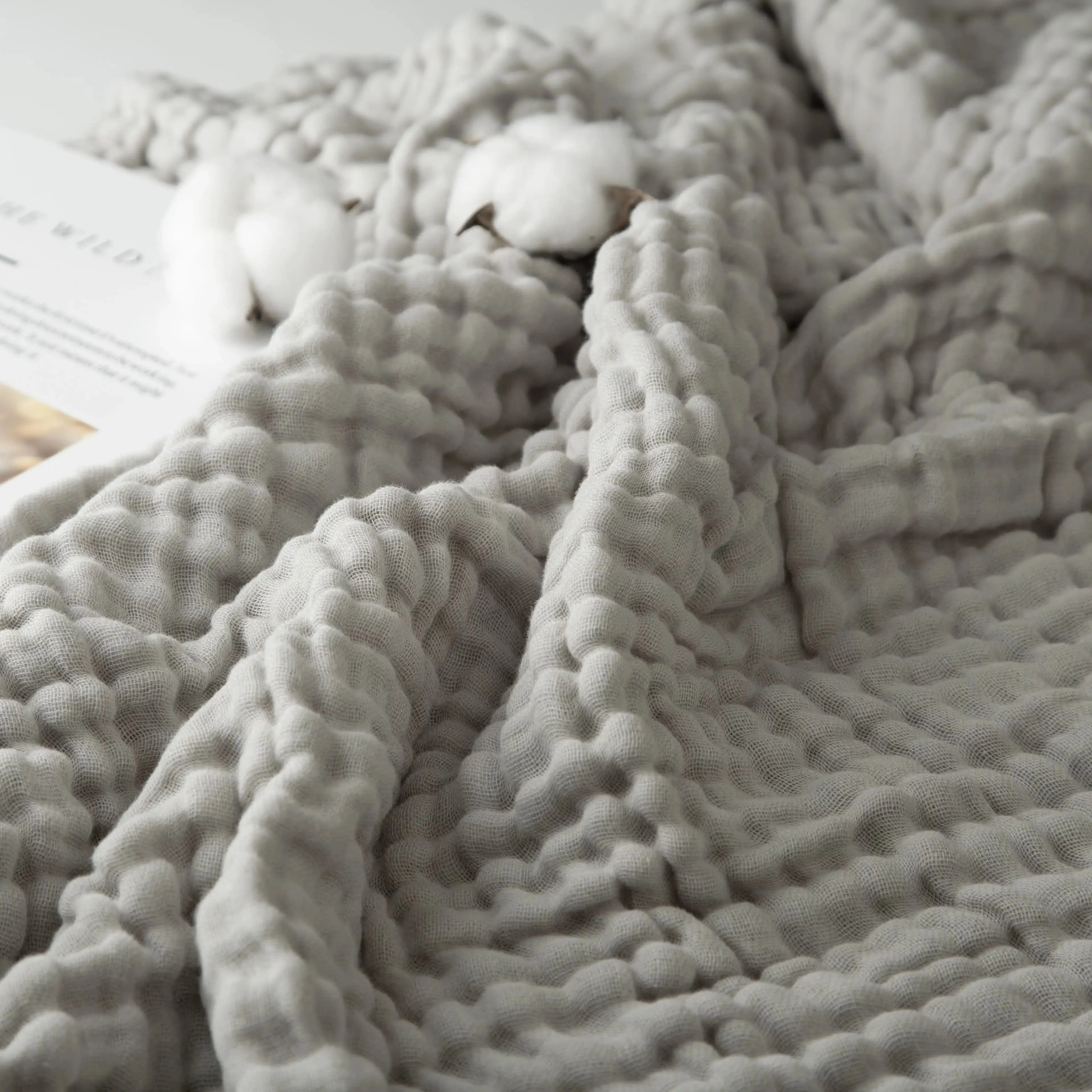 The Monogrammed Muslin Blanket - 100% Muslin Cotton (B1G1) - Image 12