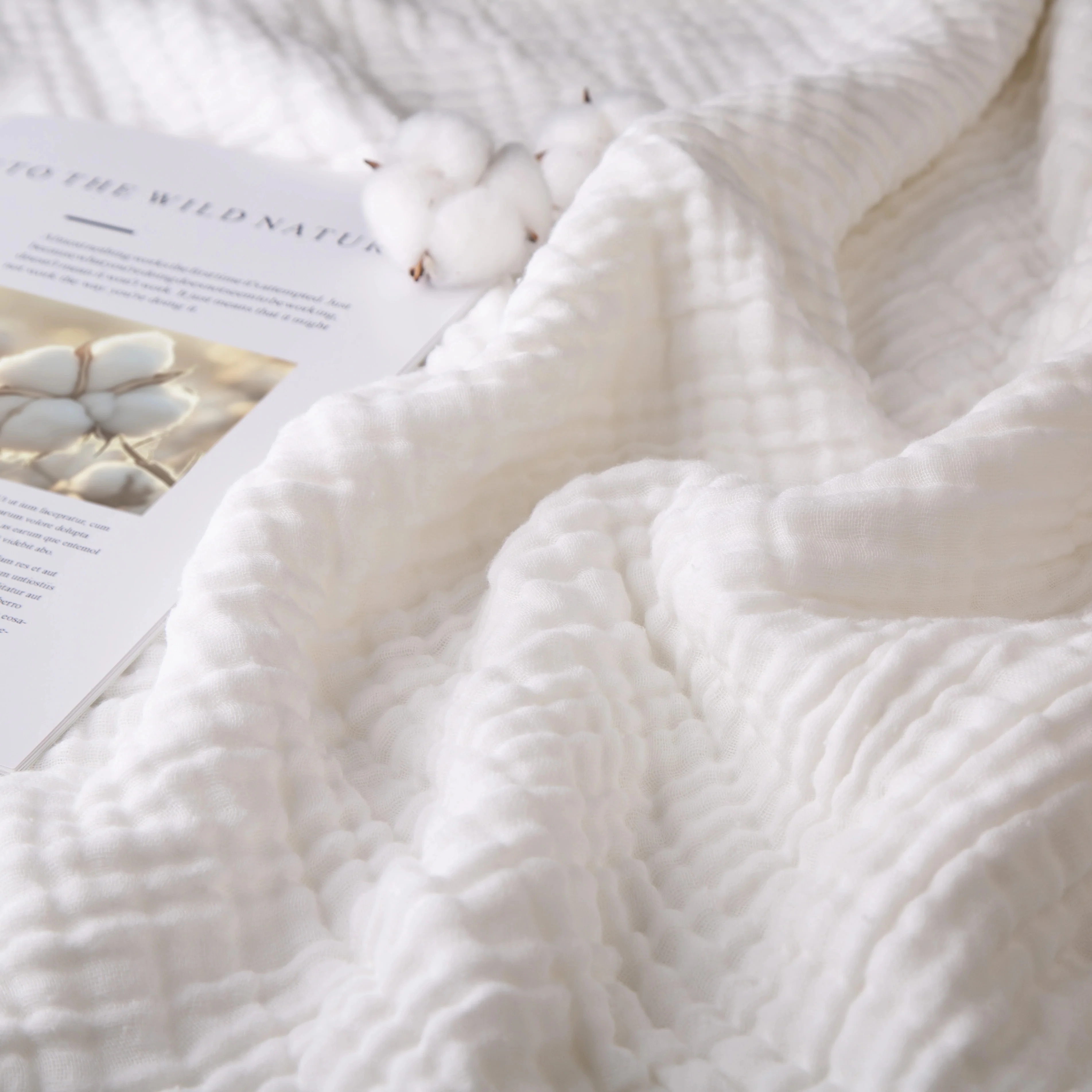 The Monogrammed Muslin Blanket - 100% Muslin Cotton (B1G1) - Image 13