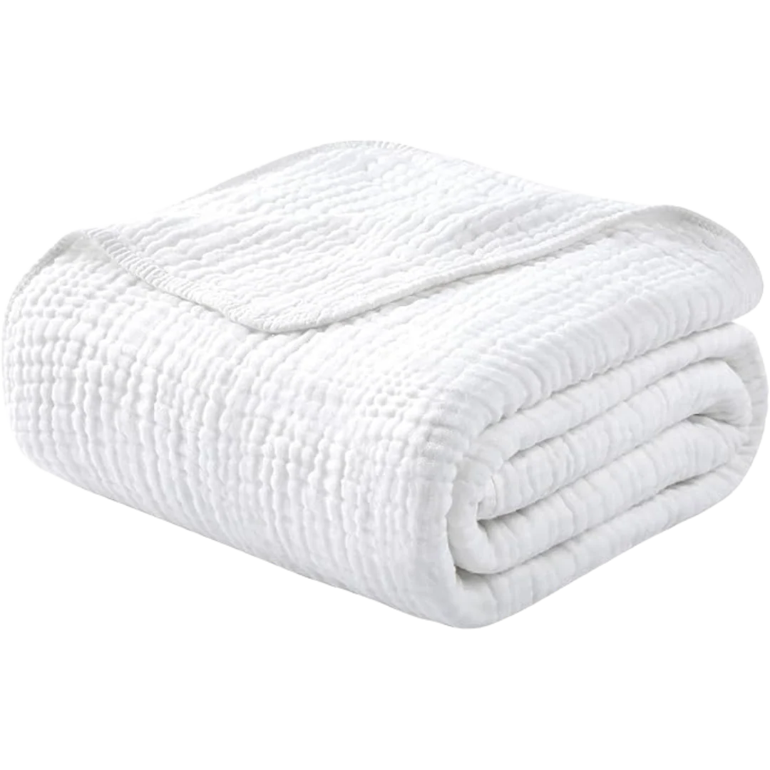 The Monogrammed Muslin Blanket - 100% Muslin Cotton (B1G1) - Image 16