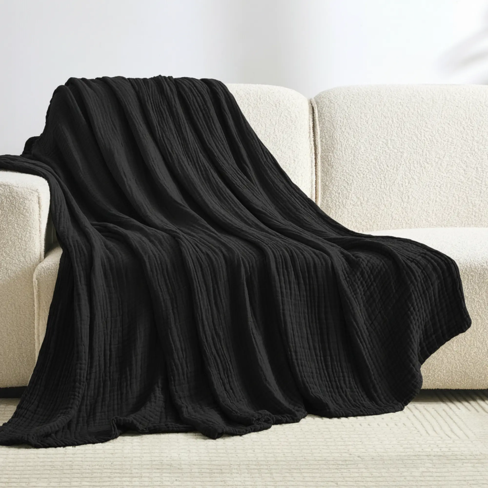 The Monogrammed Muslin Blanket - 100% Muslin Cotton (B1G1) - Image 27
