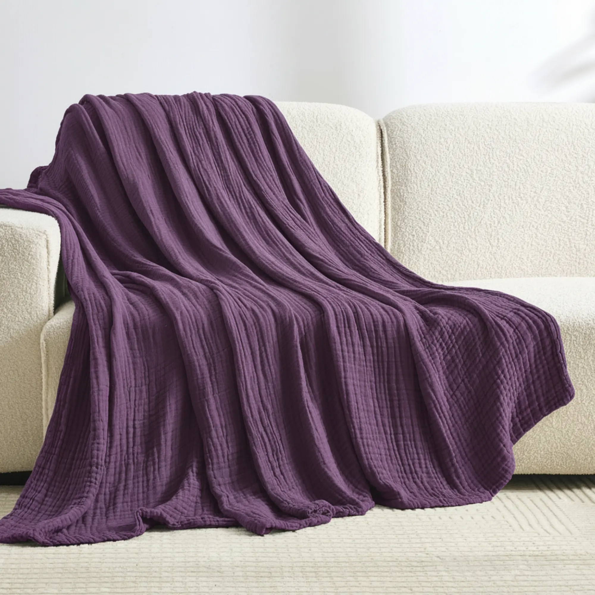 The Monogrammed Muslin Blanket - 100% Muslin Cotton (B1G1) - Image 35