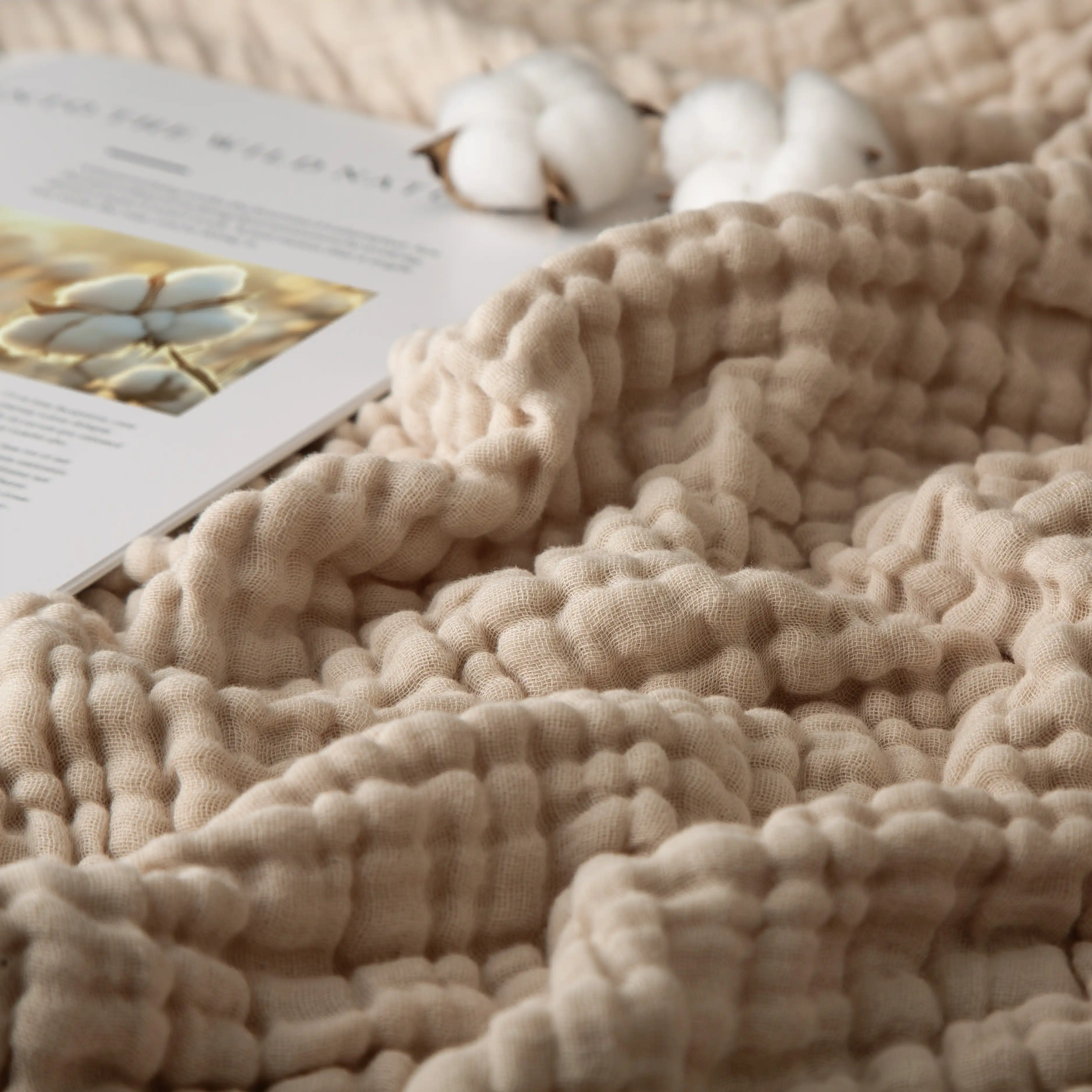 The Monogrammed Muslin Blanket - 100% Muslin Cotton (B1G1) - Image 5