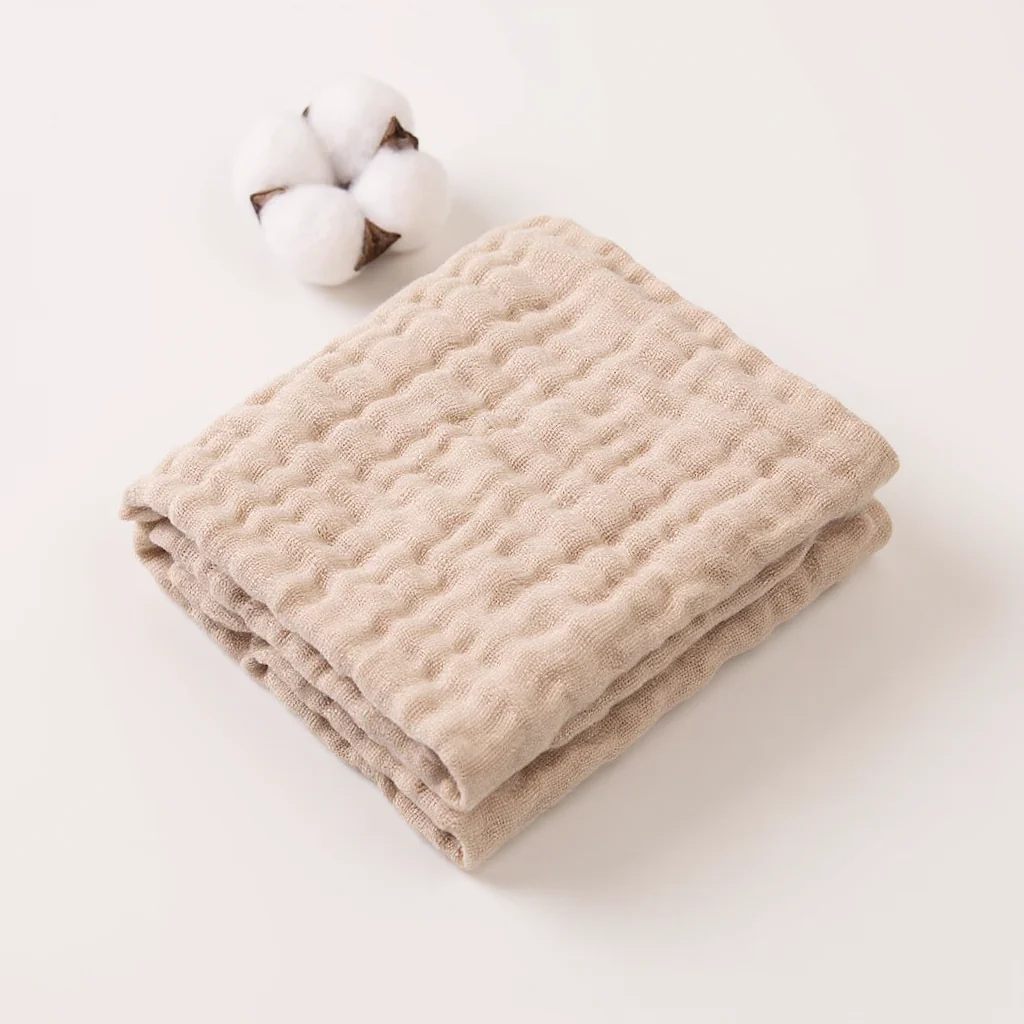 Muslin Cotton Face Towels (6 Pcs) - Image 10