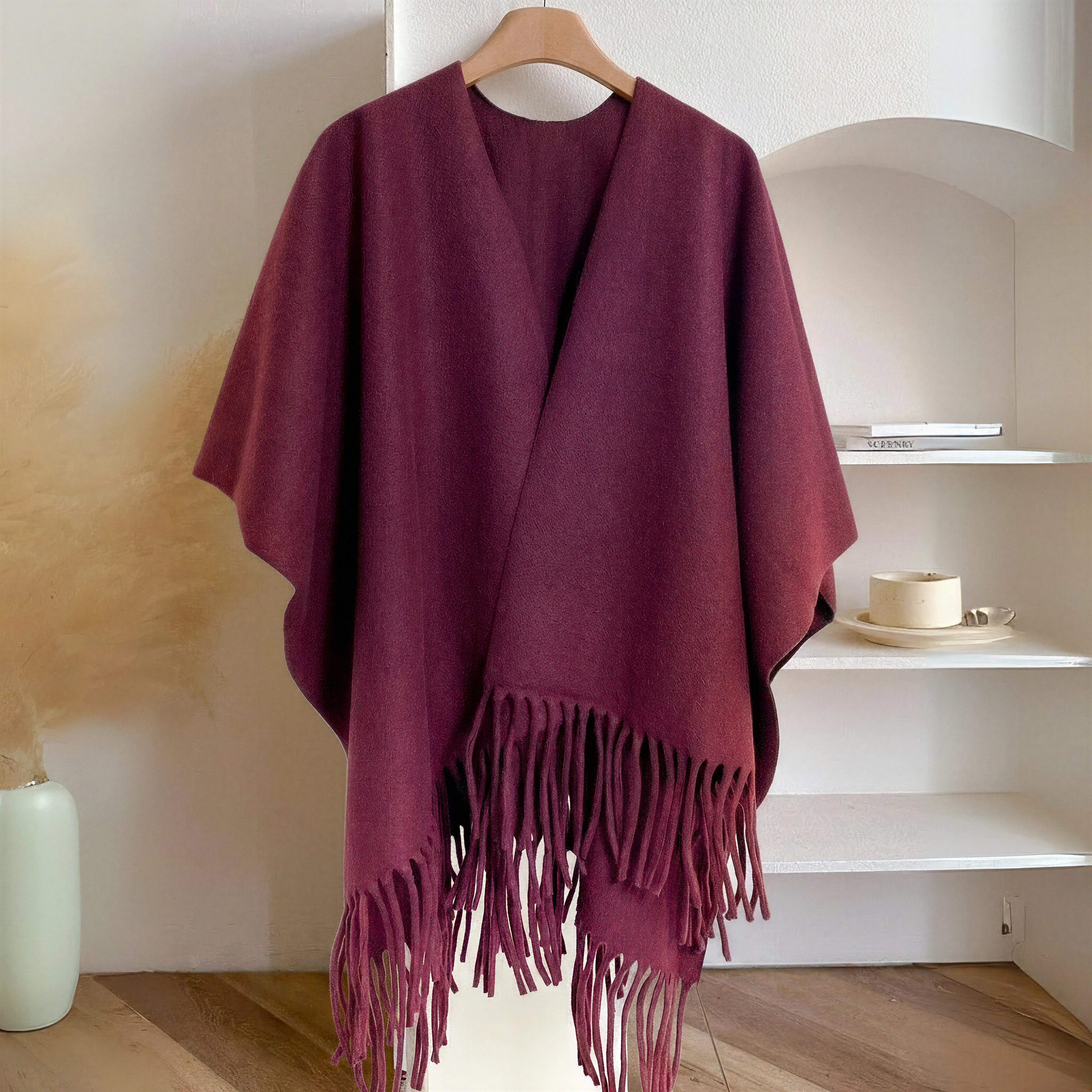The Fleece Tassel Shawl (B1G1) - Image 6